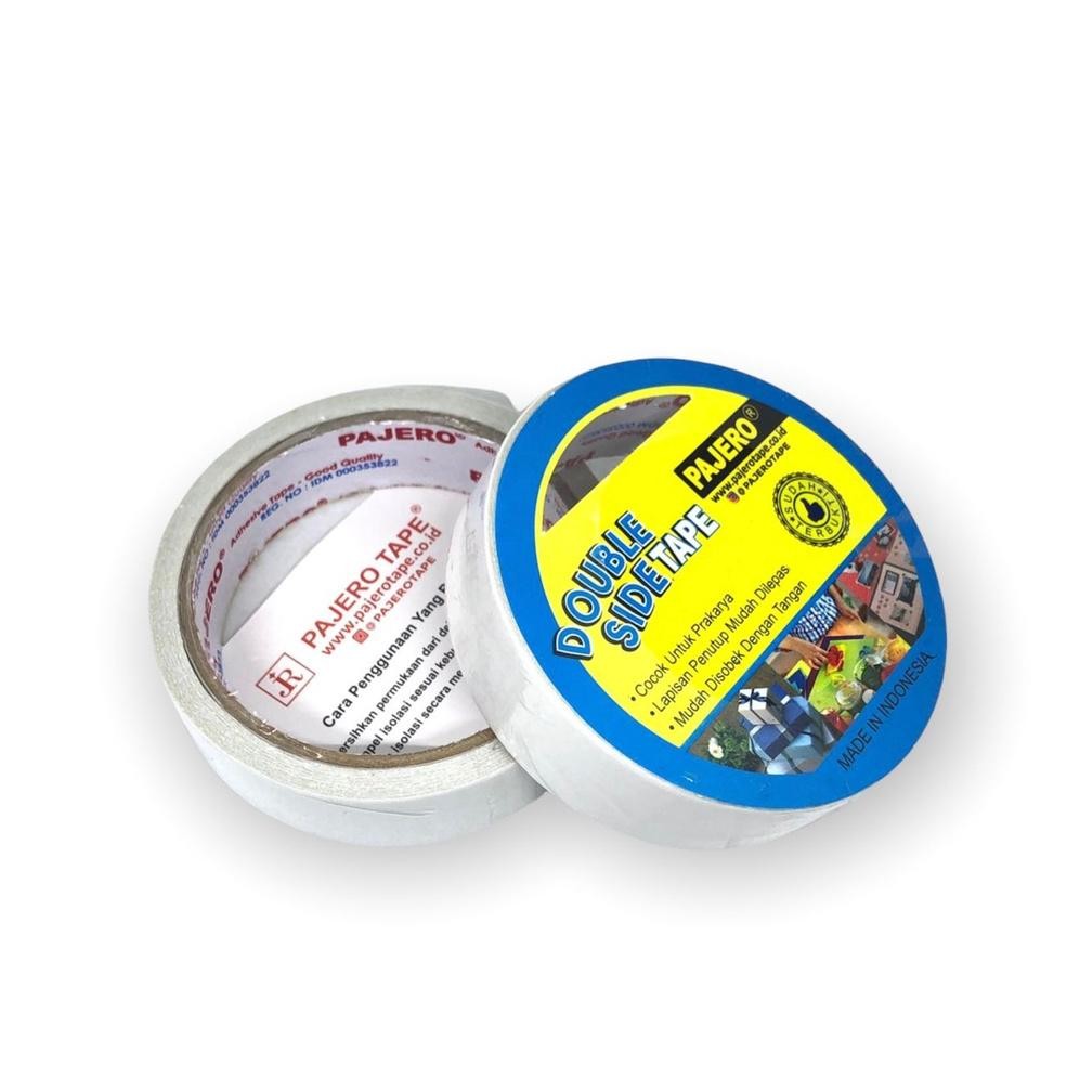 

Promo 1Pcs Isolasi Double Tape Pajero Putih Selotip 2 Sisi Perekat Linko Promo