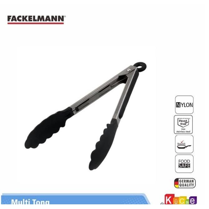

Terlaris Fackelmann Multipurpose Tong/ Pencapit Makanan/ Penjepit Makanan Dengan Material Tahan Panas