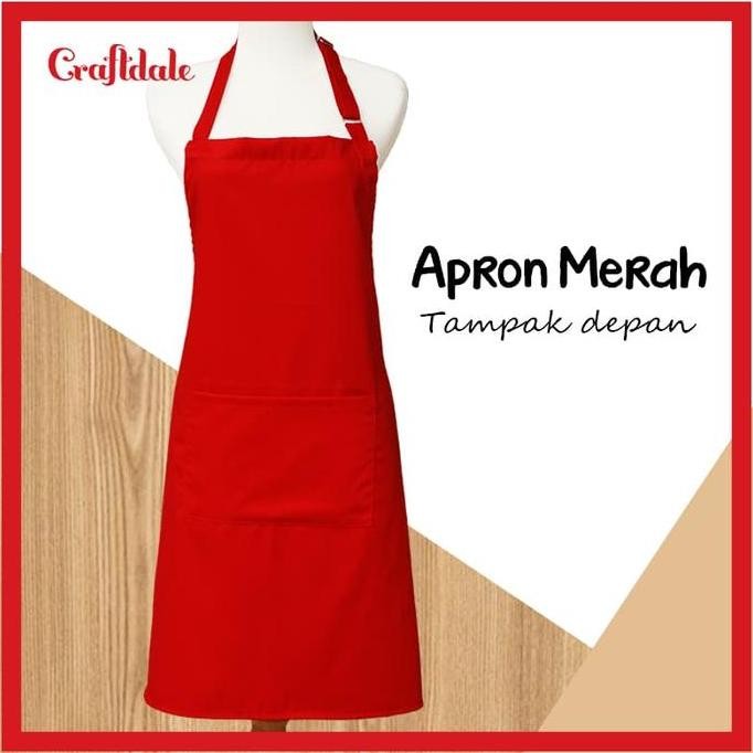 

Terlaris Apron/Celemek - Merah