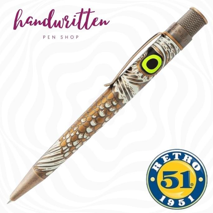 

Retro 51 Tornado Rescue Rollerball Ballpoint Pen Owl/ Pulpen Co