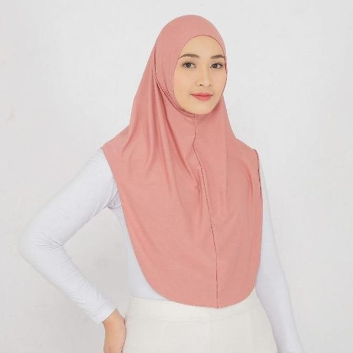 AirFit - Jersey Zoya Hijab Bergo Instan Jilbab Sport Kerudung Outfit Olahraga Panjang Lembut TP