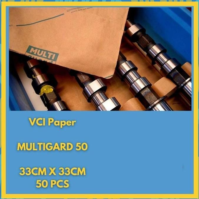 

KERTAS ANTI KARAT VCI Multigard 50 Ukuran 33cm X 33cm 1 Pack (50 PCS)
