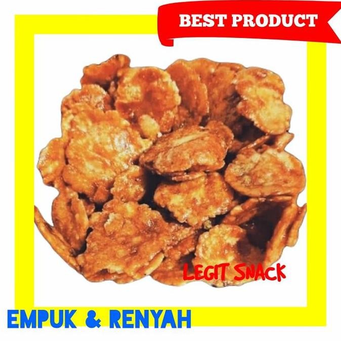 

Emping Pedas Manis Koin Tipis Empuk Renyah 500 Gr / Keripik Pedes