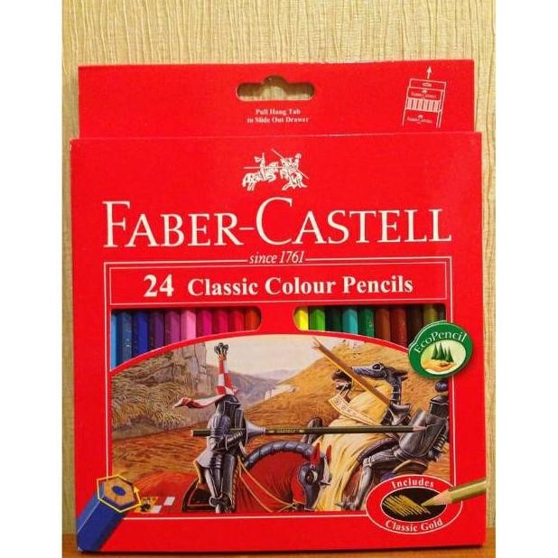 

HJK Pensil warna 24 Faber Castell / Classic colour 24 Warna Faber Castell