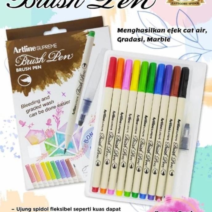 

New Product - Brush Pen Artline Isi 12 Kiarastoreku