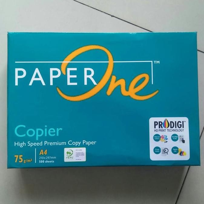 

New Product - Kertas A4 75 Gram (1 Rim) Paper One Kiarastoreku
