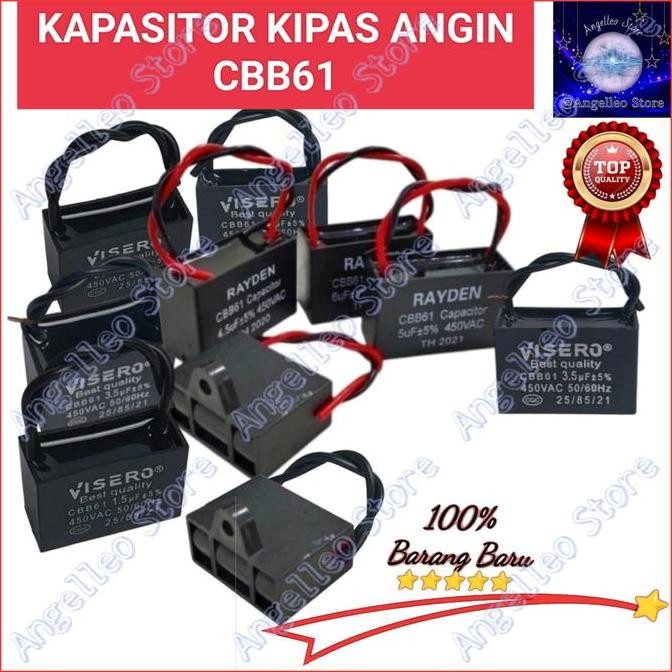 Kapasitor Kipas Angin~Kapasitor Kipas Cbb61~Cbb61~450Vac Co