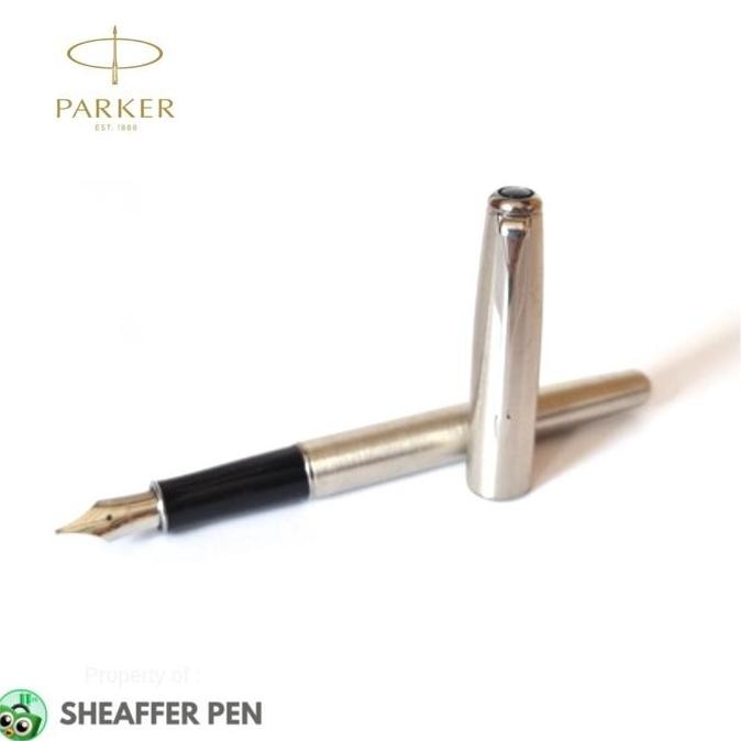 

Parker Sonnet Stainless Steel Chrome Trim Fountain Pen Co