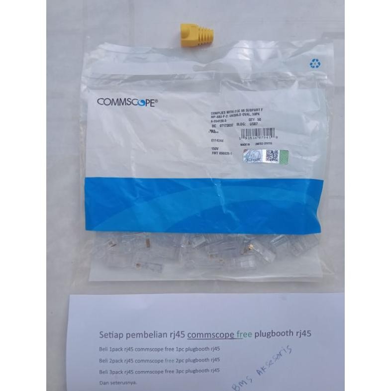 konektor rj45 commscope amp connector rj45 commscope amp