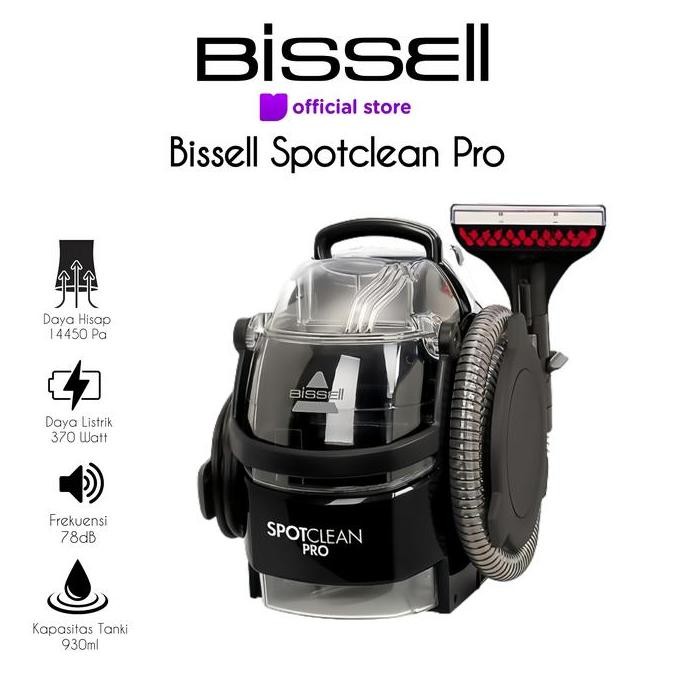 Bissell Spotclean Pro 1558Z 15Kpa Vacuum Extractor Vakum Karpet Sofa