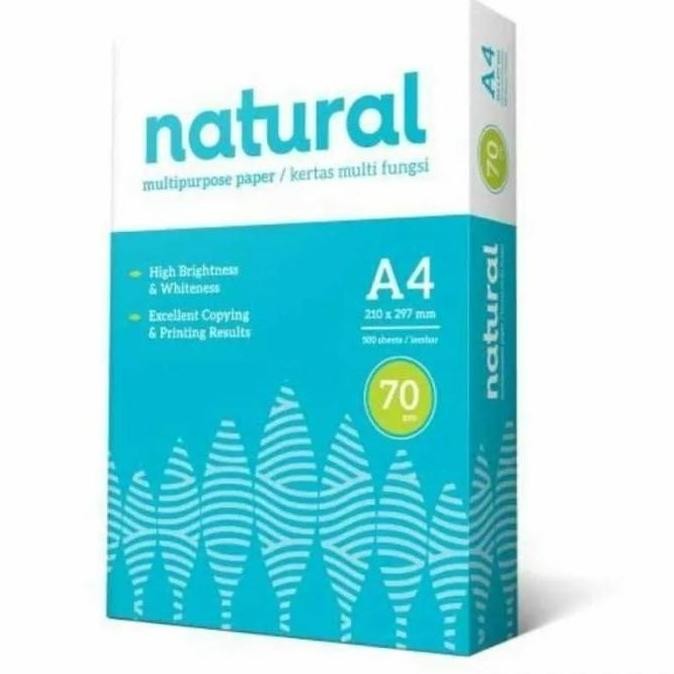 

New Product - Kertas Hvs Natural A4 F4 70 Gram / Kertas Print Fotocopy Kiarastoreku