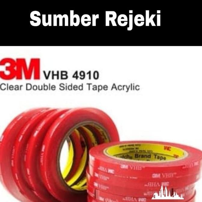 

New Product - 3M Vhb 4910 Clear- Perekat Double Tape 3M Original- Doble Tip 24Mmx3M Kiarastoreku