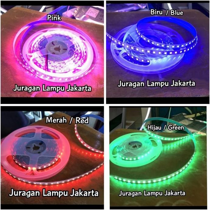 Lampu strip 120 mata led 2835 5 meter led strip 120 led 1 roll