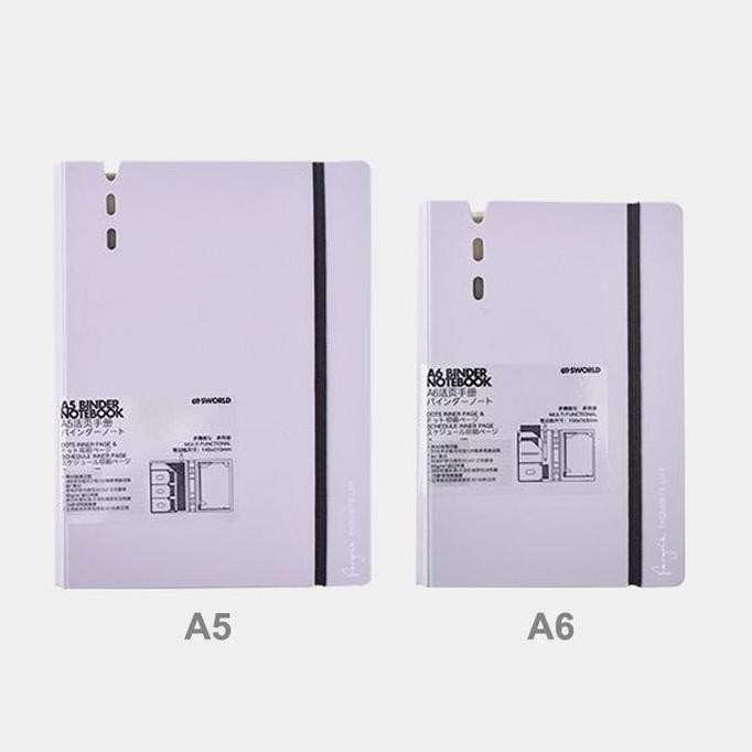 

New Product - Binder Loose-Leaf Buku Notebook Spiral A5 Cover Pvc Tebal Isi 40 Hal Kiarastoreku