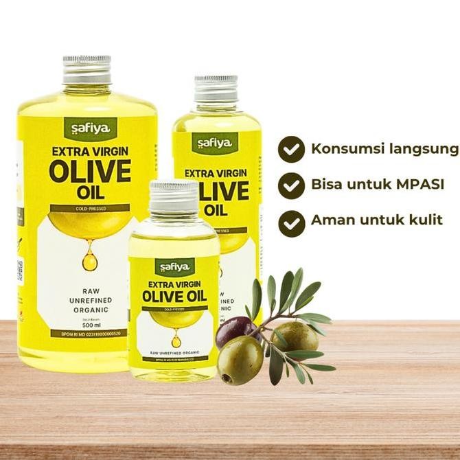 

Promo Minyak Zaitun 500 Ml Safiya Extra Virgin Olive Oil - Minyak Zaitun Asli Evoo