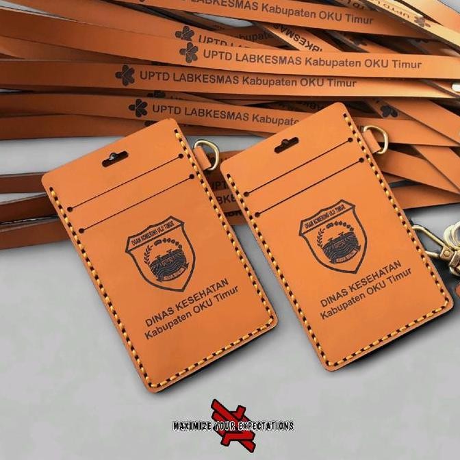 

Holder Name Tag Kulit 3Layers Dengan Tali Lanyard Dan Klip Jepitan Saku Co