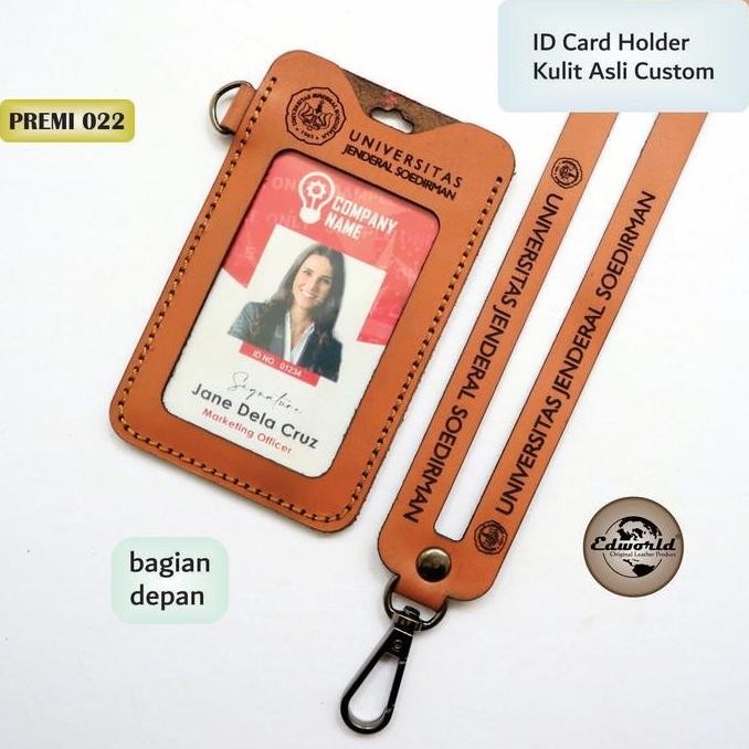 

Nametag Kulit Asli Custom Co