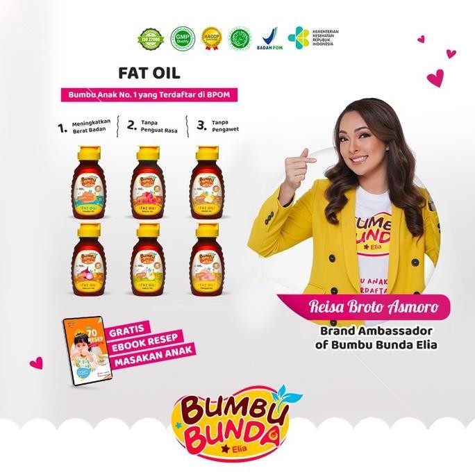 

Murah Bumbu Bunda Elia Chicken Beef Salmon Fat Oil Minyak Mpasi Bb Booster