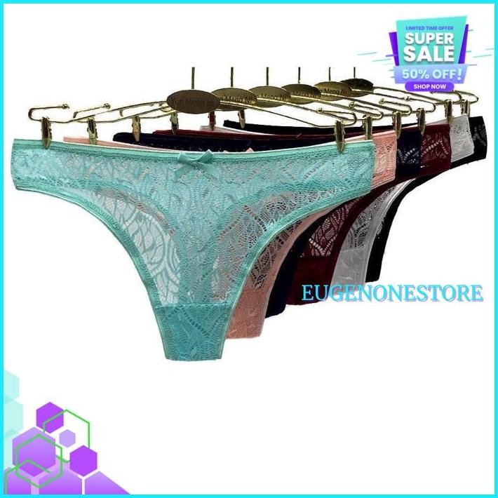SEXY G STRING WANITA BERONGGA OUT CELANA DALAM LACE PANTIES THONG T-BACK C BEST SELLER