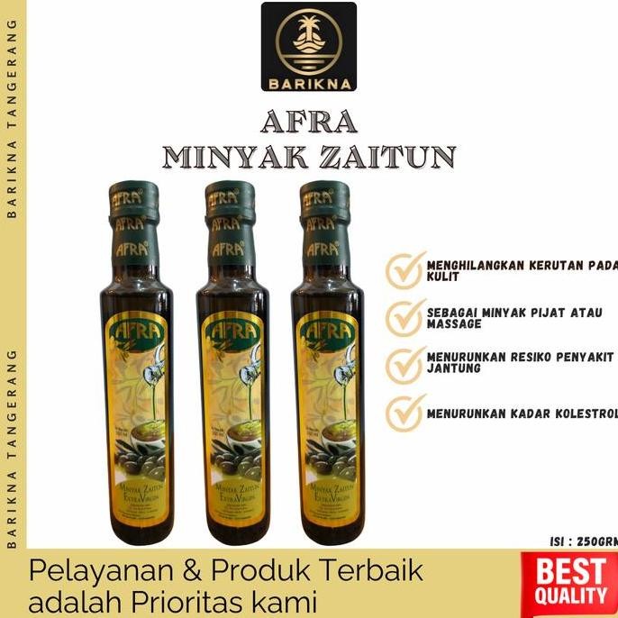 

Promo Minyak/Zaitun/Afra/Minyak Zaitun Afra 250 & 500 Ml