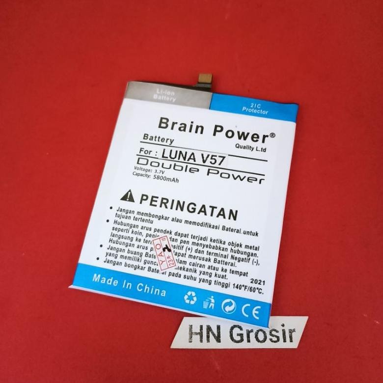 Premium Baterai Battery Luna V57 Batre Hp Luna V 57 Double Power