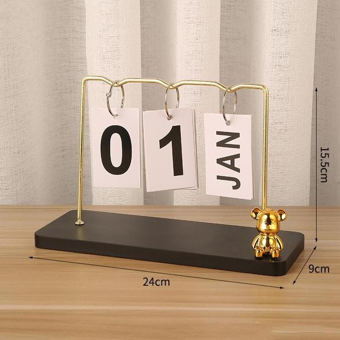 

Eyre Beruang Kalender Ornamen Ruang Tamu Ruang Kantor Kalender Desktop Kantor Kreatif Kerajinan Logam Besi Eropa Bear Calendar Ornamen Living Room Office Desktop Calendar Creative European Iron Metal Crafts Kertas Co
