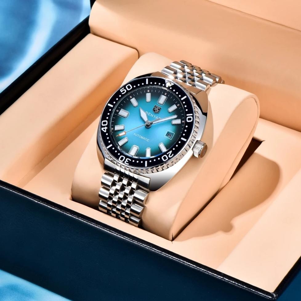 BENYAR New Luxury Men diving automatic mechanical watch night light 43MM men watch stainless steel a