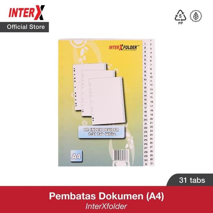 

Pembatas Buku Pembatas Binder Divider Angka Co