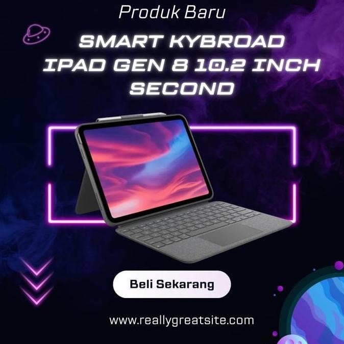 Smart Keybroad Ipad Gen 7,8 10.2 Inch Second Like New Co