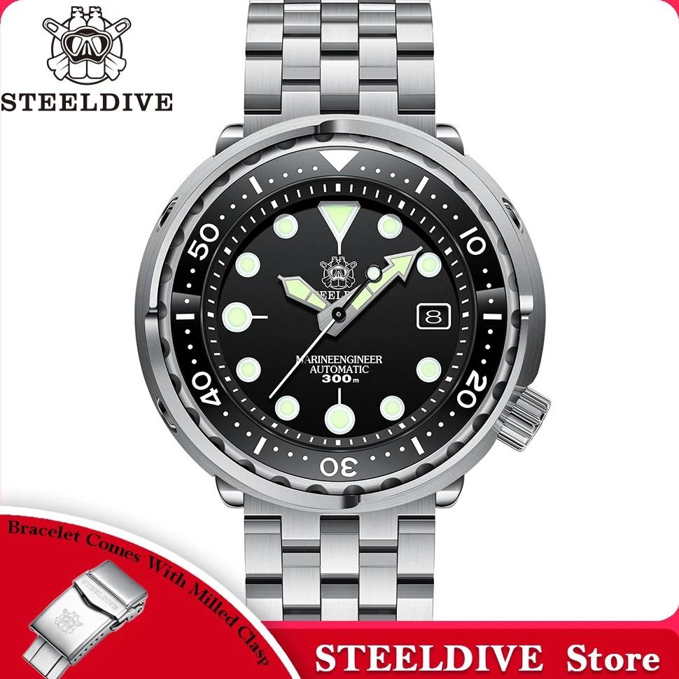 Steeldive SD1975 Hot Selling Ceramic bezel 30ATM 300m Waterproof 47.5mm Stainless Steel NH35 Automat