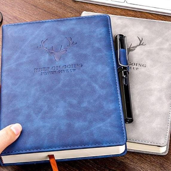 

Notebook Keep Going On Leather Buku Tulis Catatan Planner Model Classic Simple Polos Isi Tebal Mk1202 Co