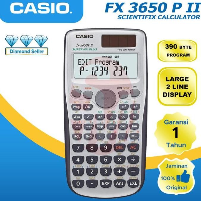 

Kalkulator Casio Fx 3650 Pii Co