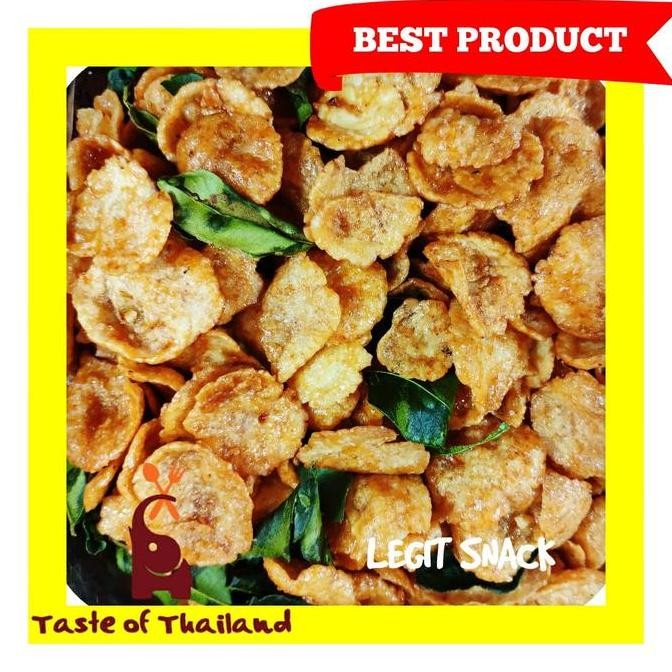 

500Gr Emping Pedas Manis Thailand / Keripik (Kripik) Daun Jeruk Grosir