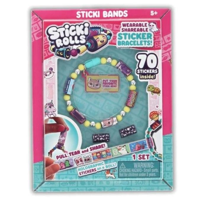 

Sticki Rolls Sticki Bands 70 Stickers Inside Original Co