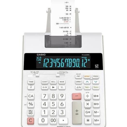 

Casio Fr-2650Rc Kalkulator Printing / 2650 Rc Calculator Print Co