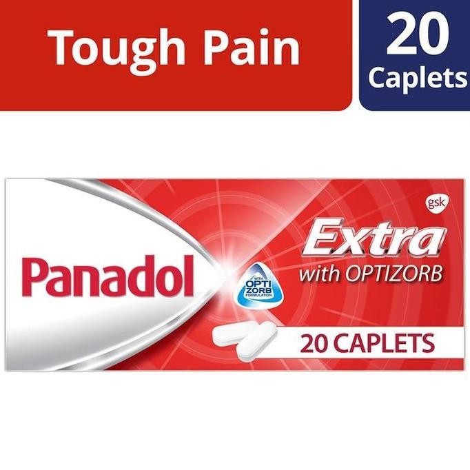 TERLARIS - PANADOL EXTRA WITH OPTIZORB SINGAPORE , 20 CAPLETS
