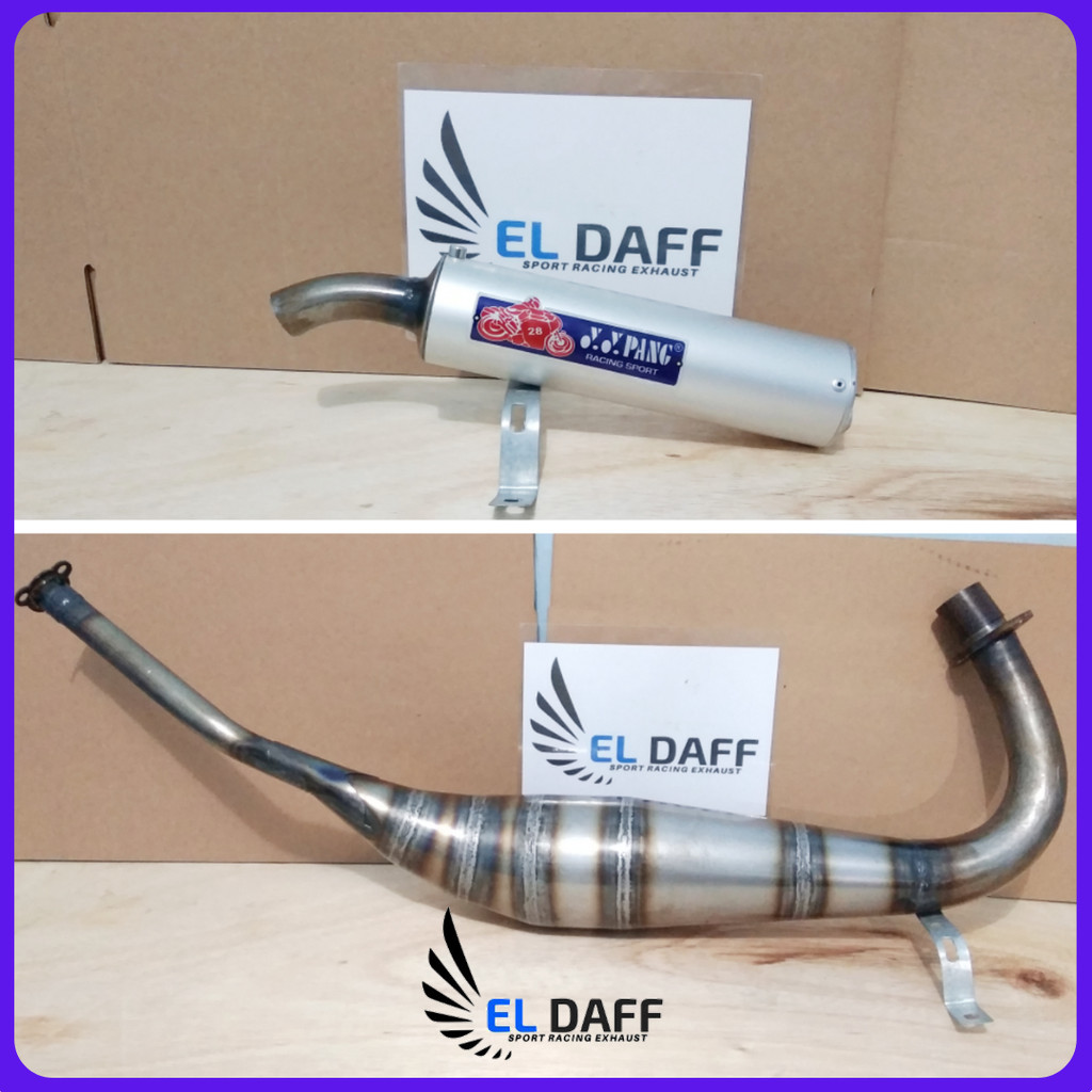 Knalpot satria 2 tak Satria R Satria Hiu lumba model repsol YY Pang plat galvanis kualitas pilihan