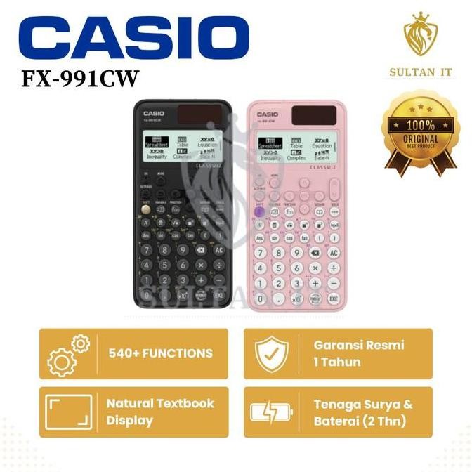 

Casio Classwiz Model Scientific Calculator Fx-991Cw Original Co