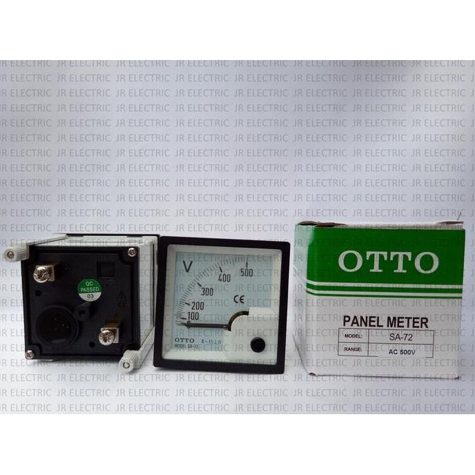 OTTO Panel Meter/Voltage Meter (Volt meter) SA-72 AC 300V 500V murah