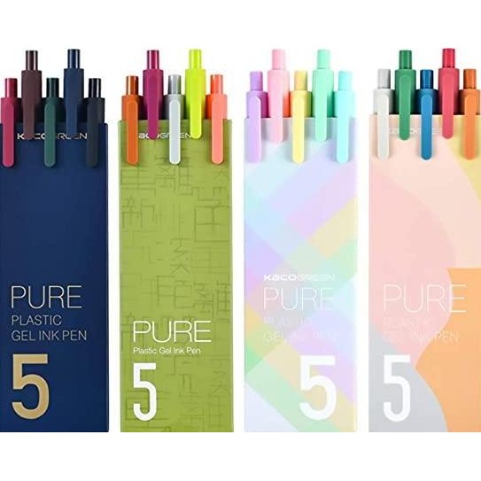 

Xiaomi Mi Pen Kaco 5pcs set Colourfull ink Gel pen / Xiaomi Mijia ORI