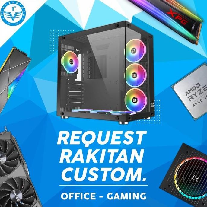 Request Paket Rakitan Pc Komputer Rakitan Custom Khusus Budget / Rq01 New Stok