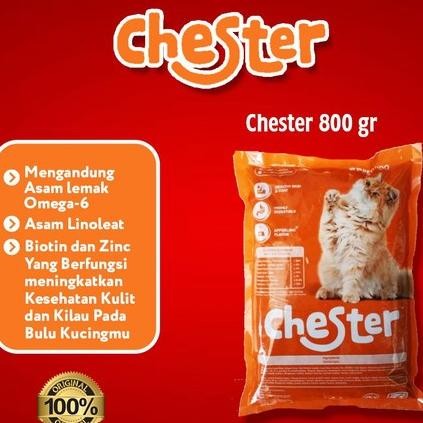CHESTER CAT FOOD MAKANAN KUCING CHESTER CAT FRESHPACK 800GR