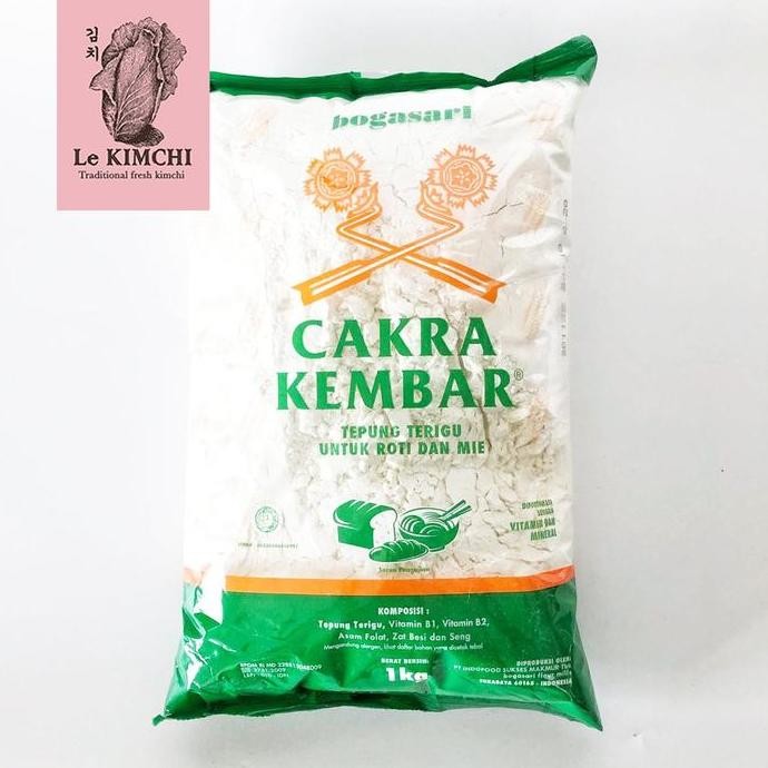 

Bogasari Tepung Terigu Cakra Kembar 1 Kg