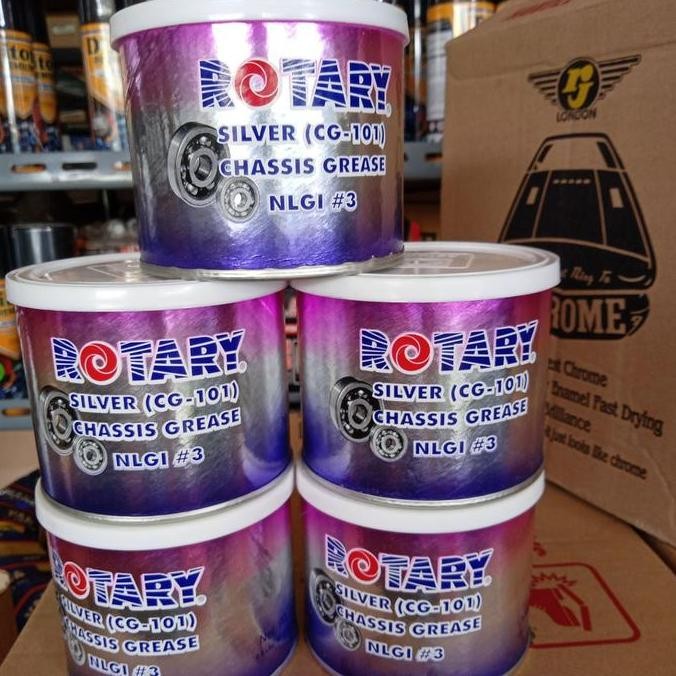 Rotary Silver Chassis Grease Nlgi 3 Rotary Cg-101 Gemuk Kuning Bening Asli