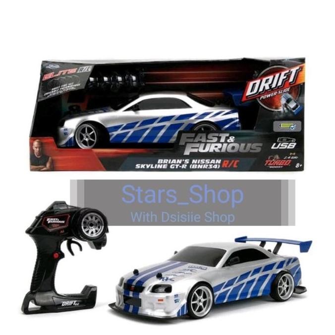 Jada Fast N Furious Brian's Nissan RC Skyline GTR BNR34 Original