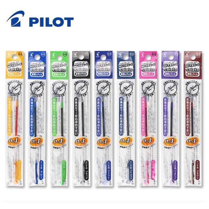 

HOT SALE! Pilot Hi-Tec-C Coleto Refill 0.4mm 0.5mm Gel Ink Pencil Eraser LHKRF