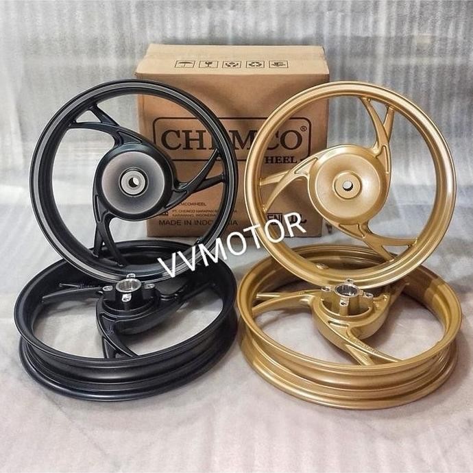 VELG RACING XEON/MIO M3/MIO Z/FINO 125/SOUL GT125/XRIDE 125 CHEMCO FIDES PALANG 3Y 1SET UK 215/250 R