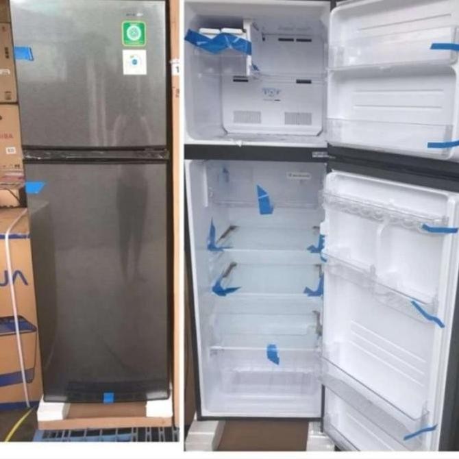 TERBARU - kulkas sharp 2 pintu sj 316MN/HS