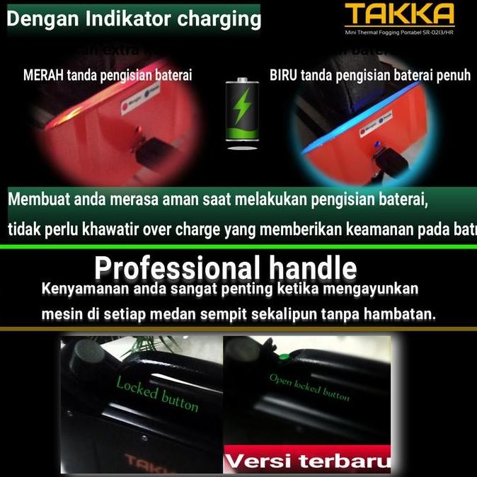 MESIN FOGGING NYAMUK DBD/FOGGING DISINFEKTAN VIRUS ELEKTRIK CHARGER