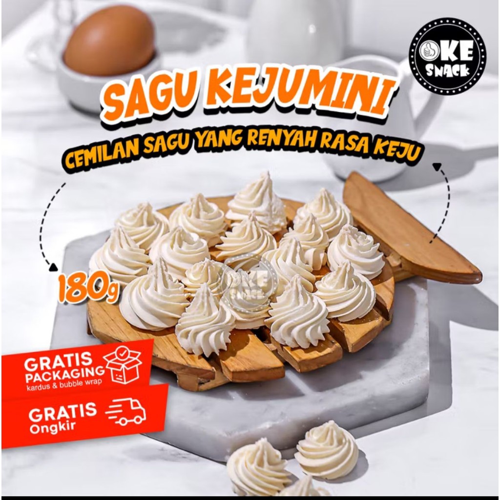 

Kue Sagu Keju Mini | Kue Sagu - 150g